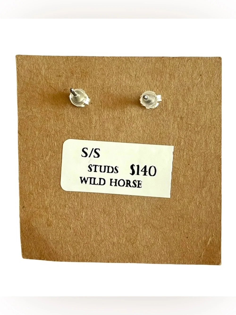 NWT Wild Mustang Jasper And Sterling Silver Post Earrings